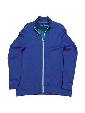 Robert Graham Luxury Designer Waffle Thermal Golf Light Jacket - Large